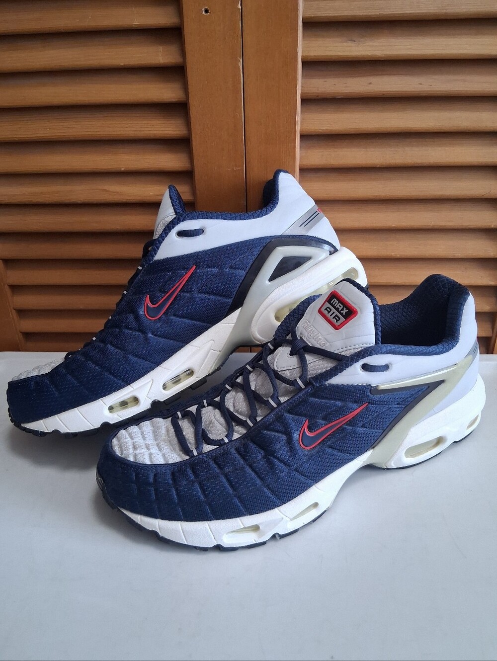 Nike Air Max Tailwind 5 SP 'USA' Midnight Navy/Pure Platinum/University Red 12.5